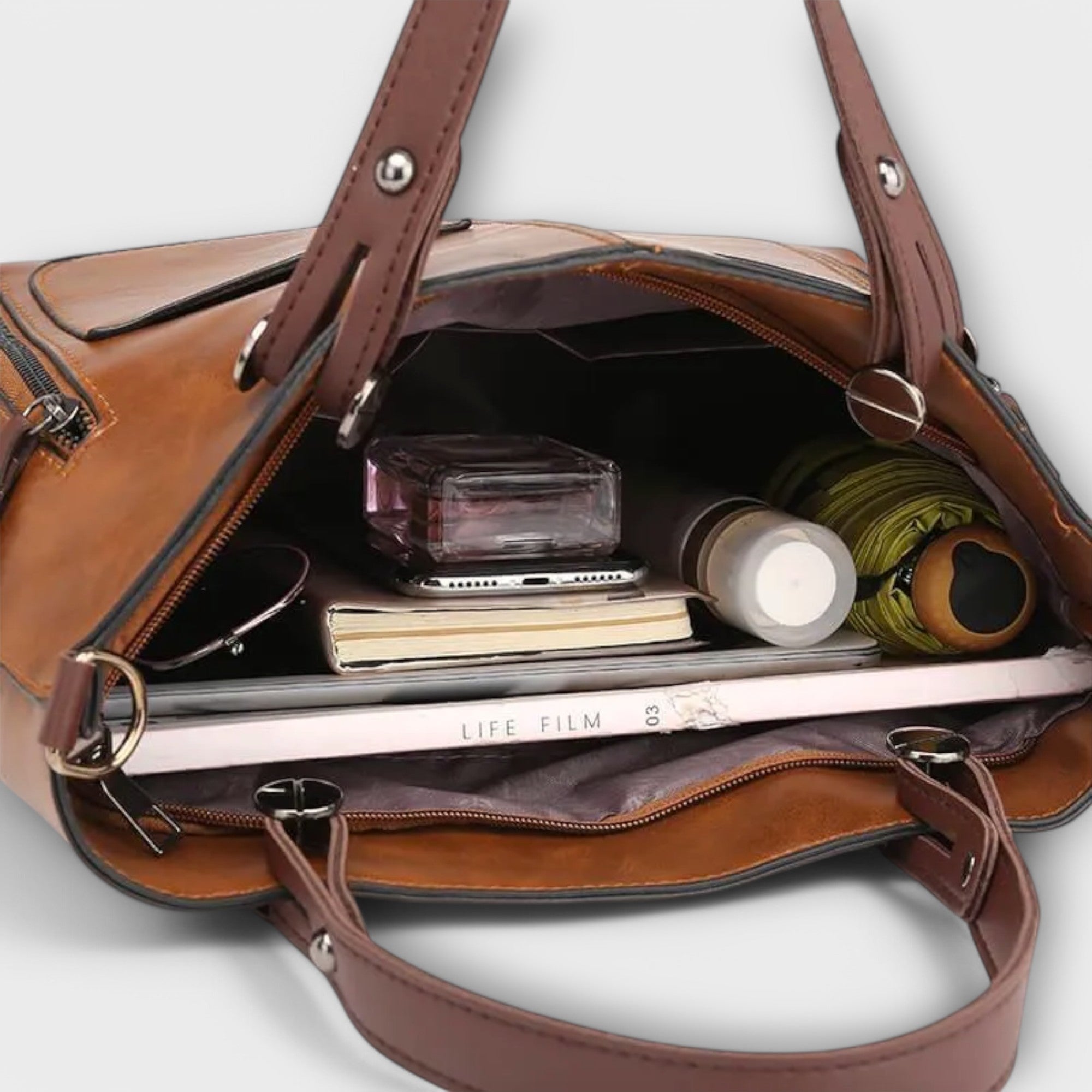 Livia | Bolso de mano para mujer de uso diario | Funcional
