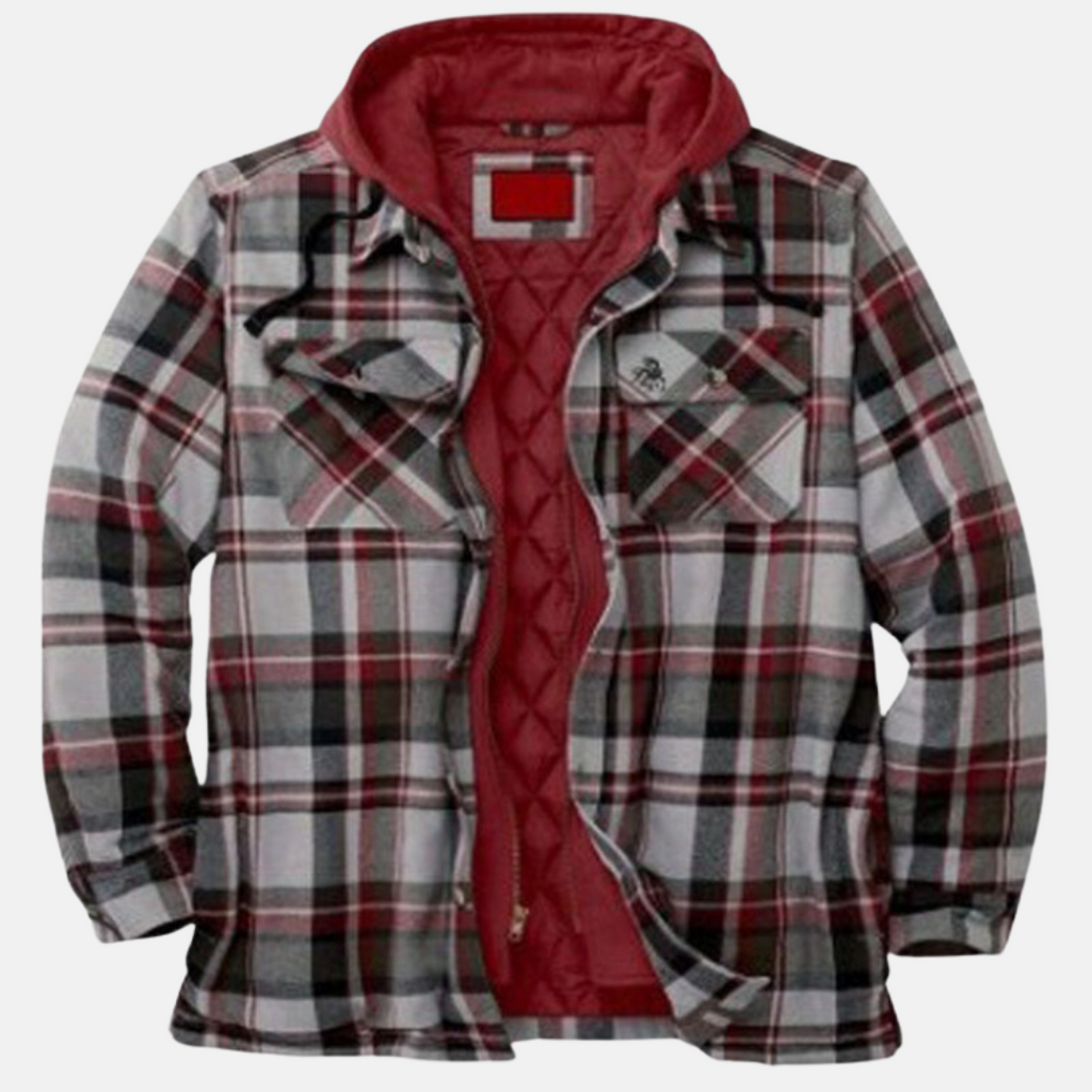 Bartolomé | Sobrecamisa acolchada de franela de invierno para hombre