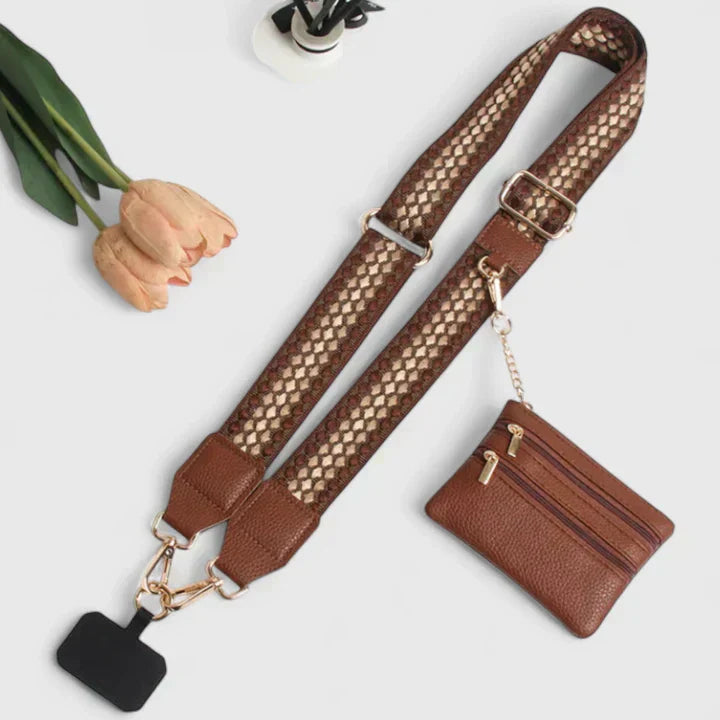 Mariselle | Bolso Bandolera Elegante Para Mujer Con Porta Teléfono | Refinado