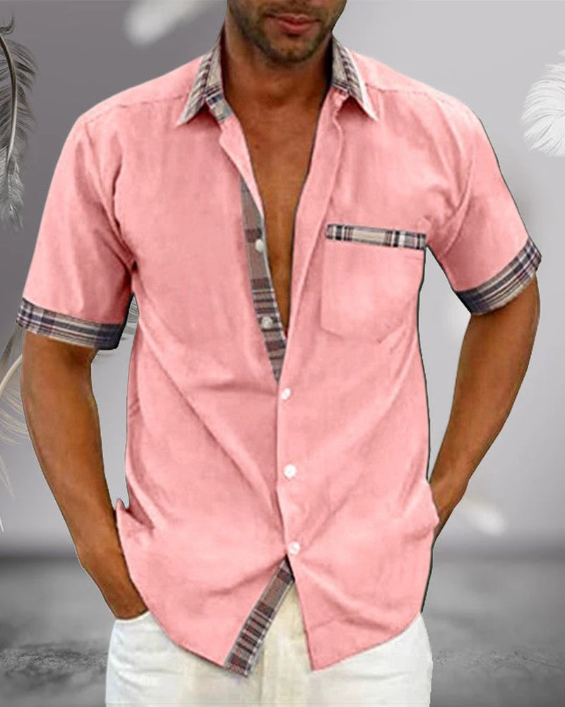Francis | Camisa elegante de manga corta para hombre