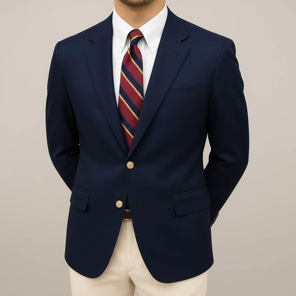 Delmaro | Blazer de invierno corte clásico y elegante para hombre