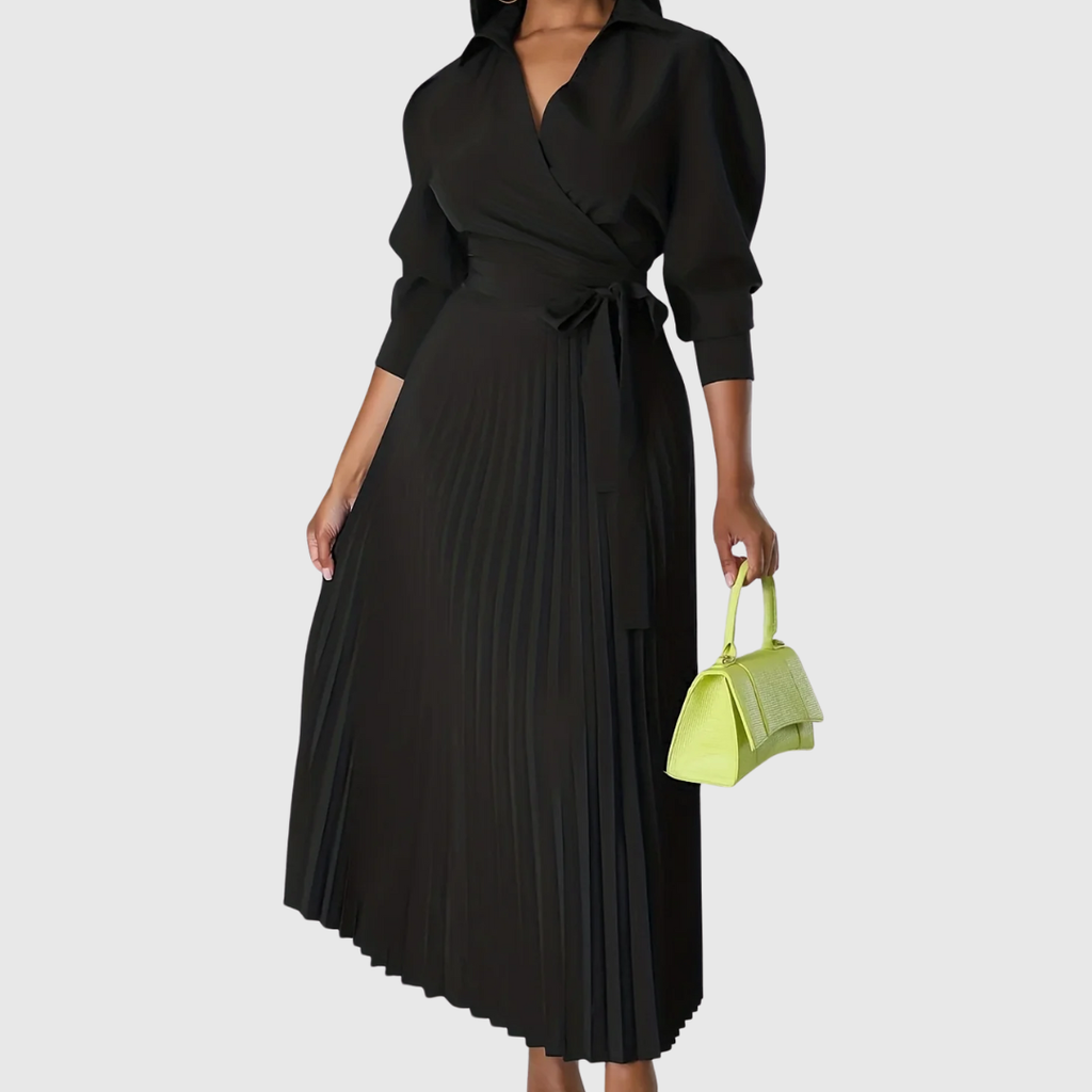 Velinas | Vestido midi plisado suave