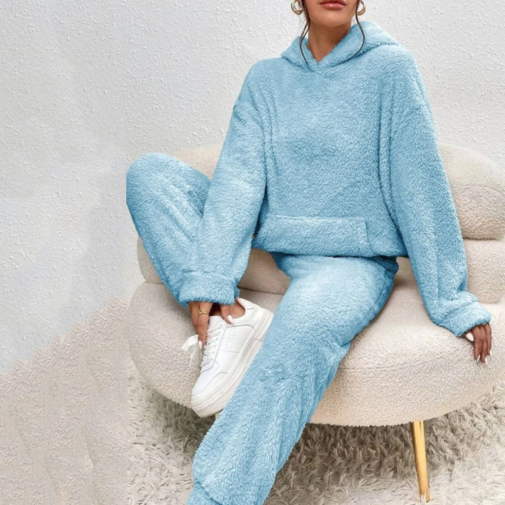 Friselia | Conjunto de invierno cómodo con capucha para mujer