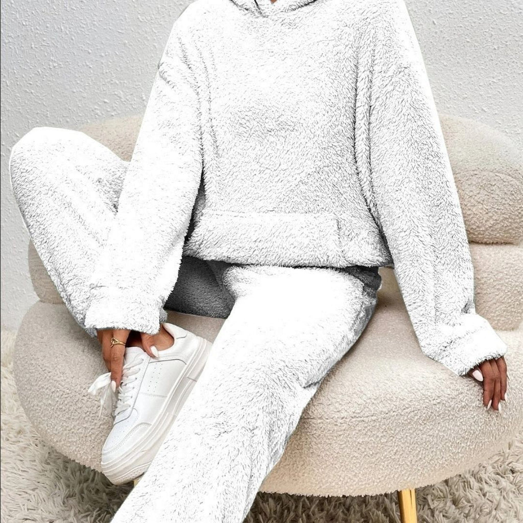 Friselia | Conjunto de invierno cómodo con capucha para mujer