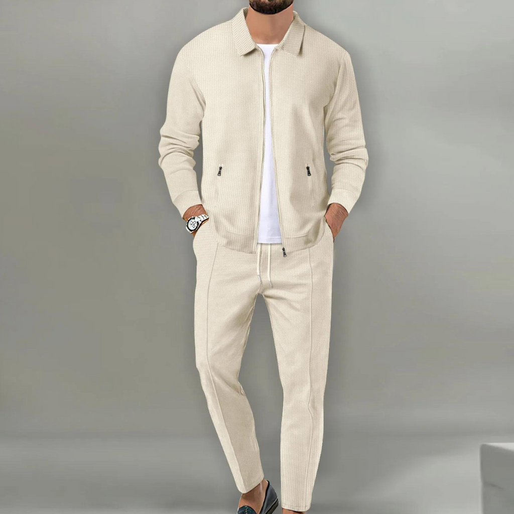 Aureliano | Conjunto para hombre con chaqueta bomber y pantalón elástico cómodo | Deportivo