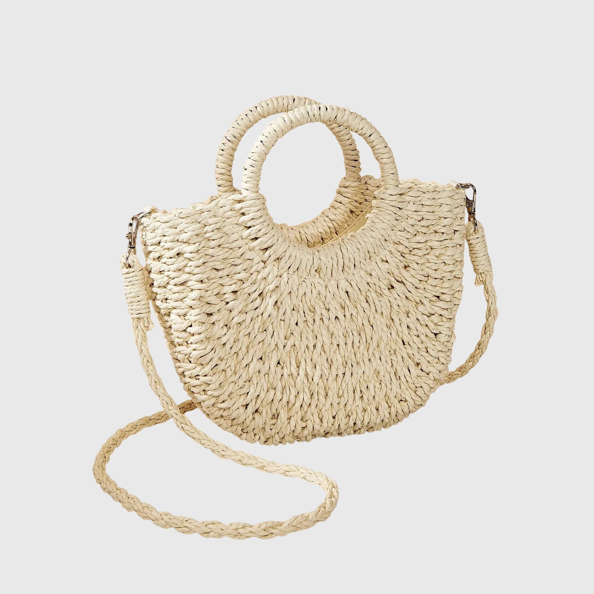 Elara | Bolso de mano de estilo natural para mujer | Orgánico