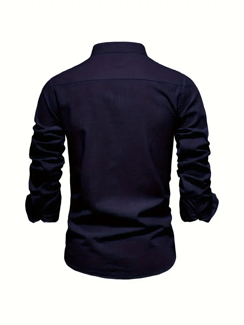 Alejandro | Camisa casual de hombre con botones para entretiempo
