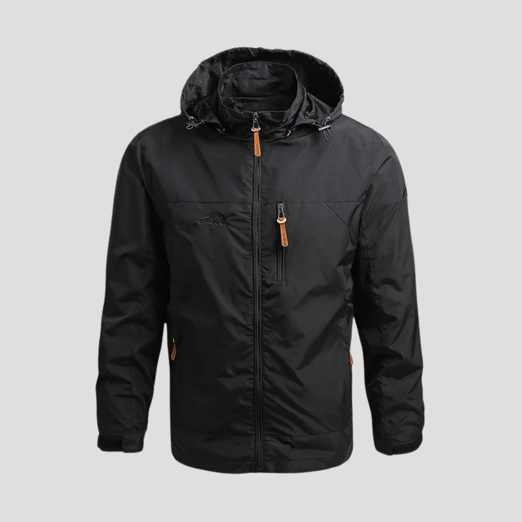 Eneas | Chaqueta de invierno con capucha y cremallera para hombre de estilo outdoor