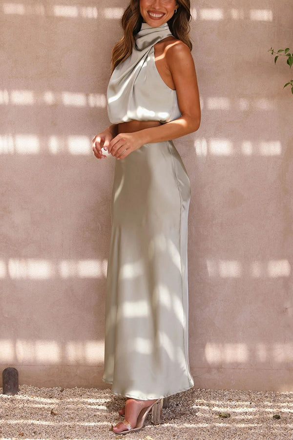 Nicole | Conjunto moderno con falda larga