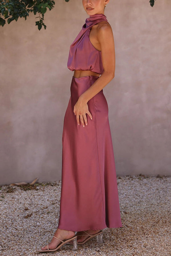 Nicole | Conjunto moderno con falda larga