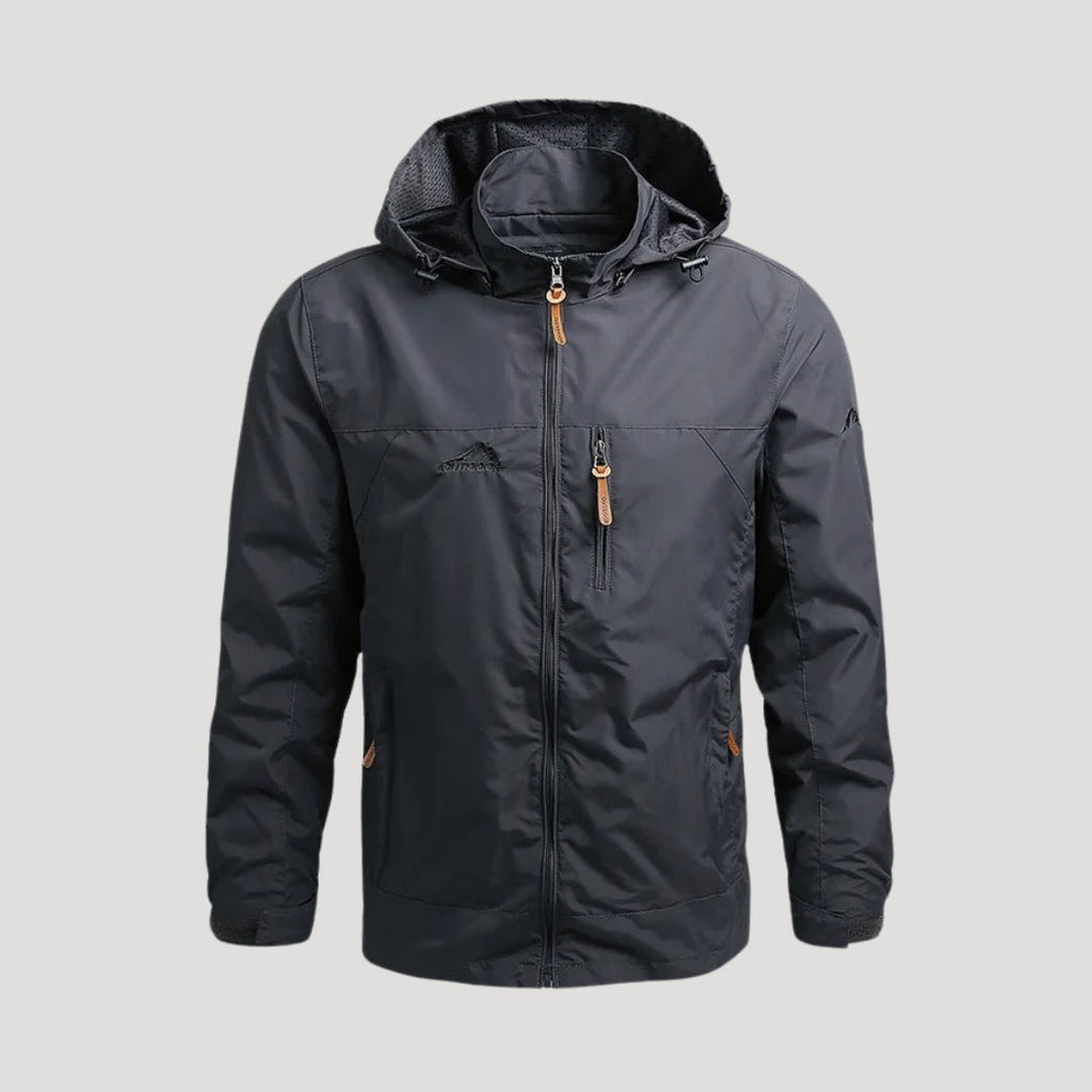 Eneas | Chaqueta de invierno con capucha y cremallera para hombre de estilo outdoor