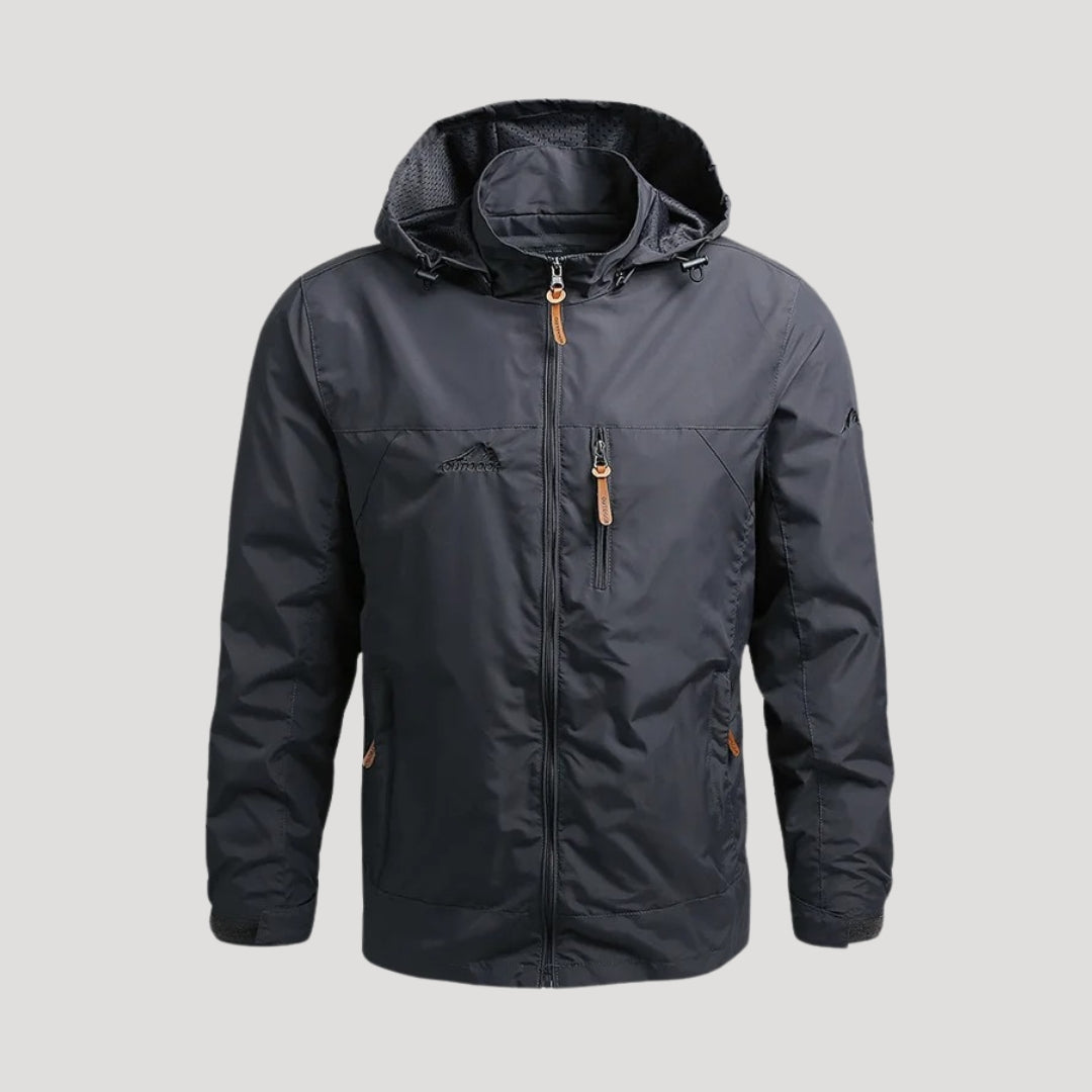 Eneas | Chaqueta de invierno con capucha y cremallera para hombre de estilo outdoor