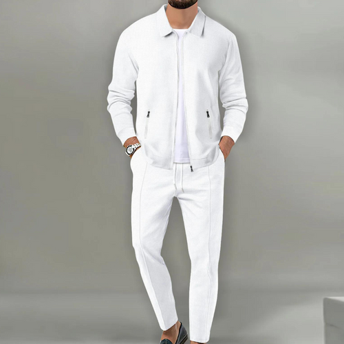 Aureliano | Conjunto para hombre con chaqueta bomber y pantalón elástico cómodo | Deportivo