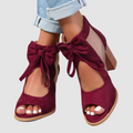 Rebecca™ Bow Charm Orthopedic Heels
