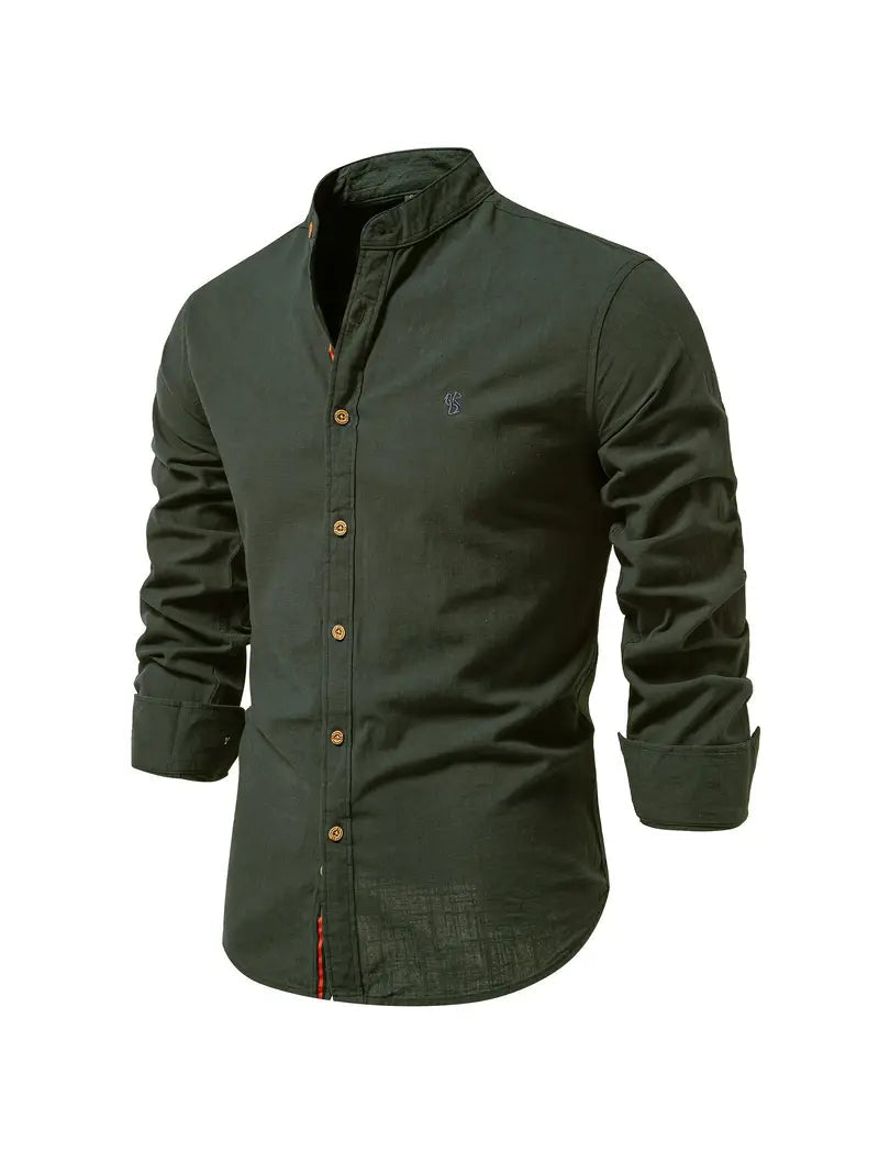 Alejandro | Camisa casual de hombre con botones para entretiempo
