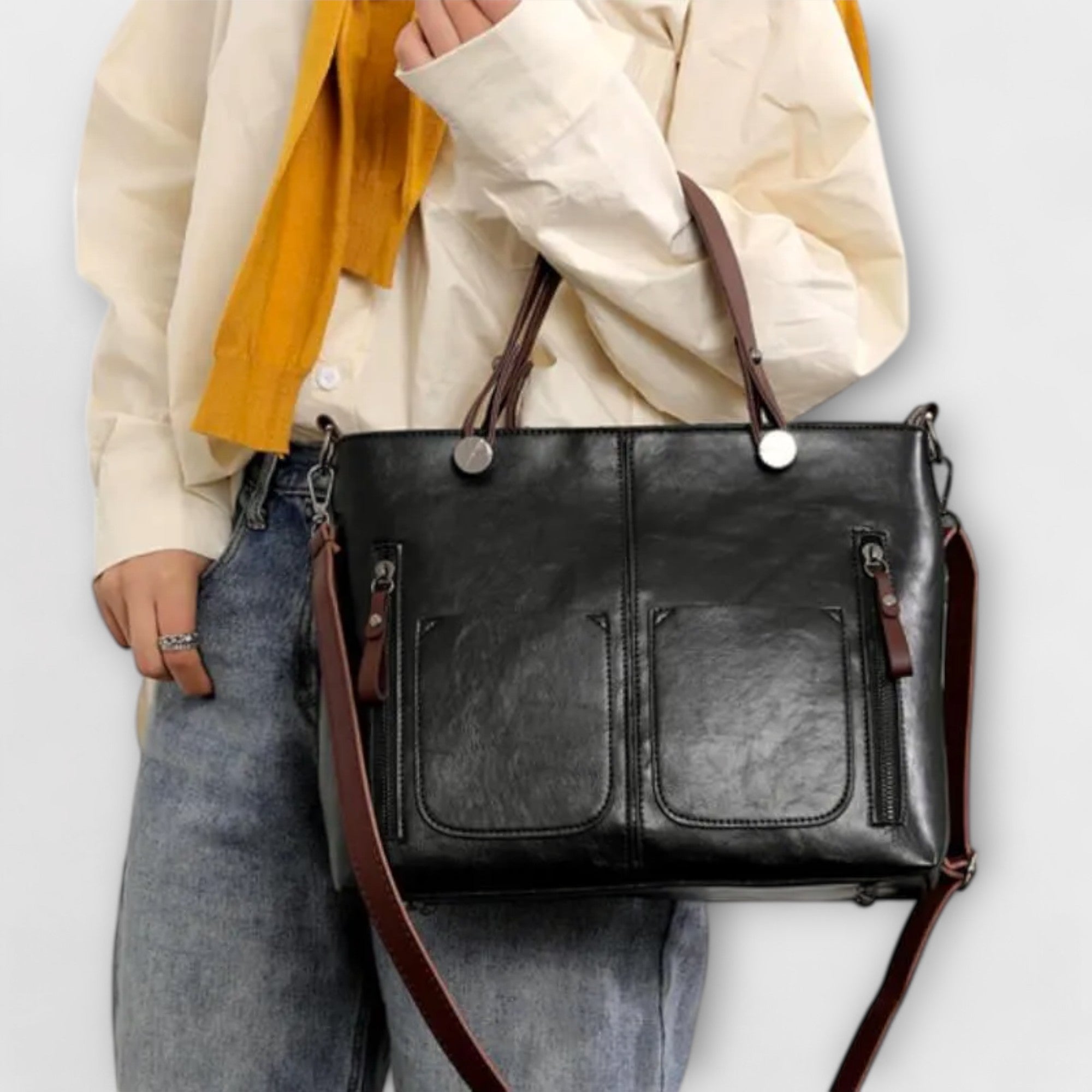 Livia | Bolso de mano para mujer de uso diario | Funcional
