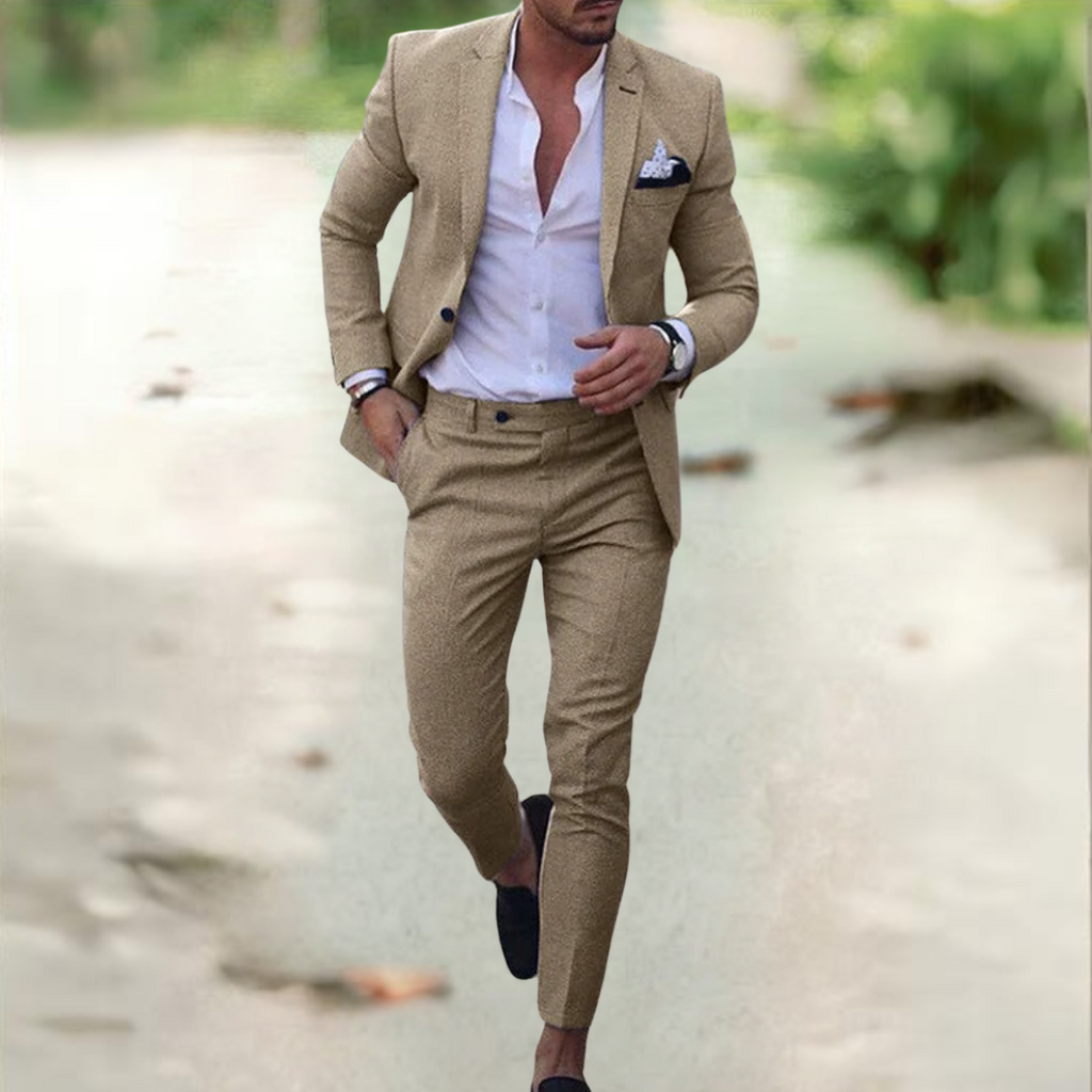 Toribio | Traje elegante de dos piezas para hombre con chaqueta y pantalón | Clásico