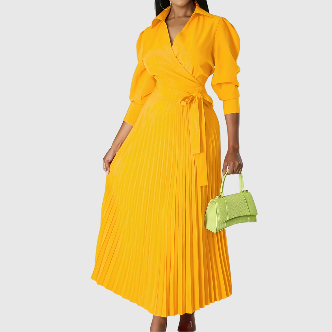 Velinas | Vestido midi plisado suave