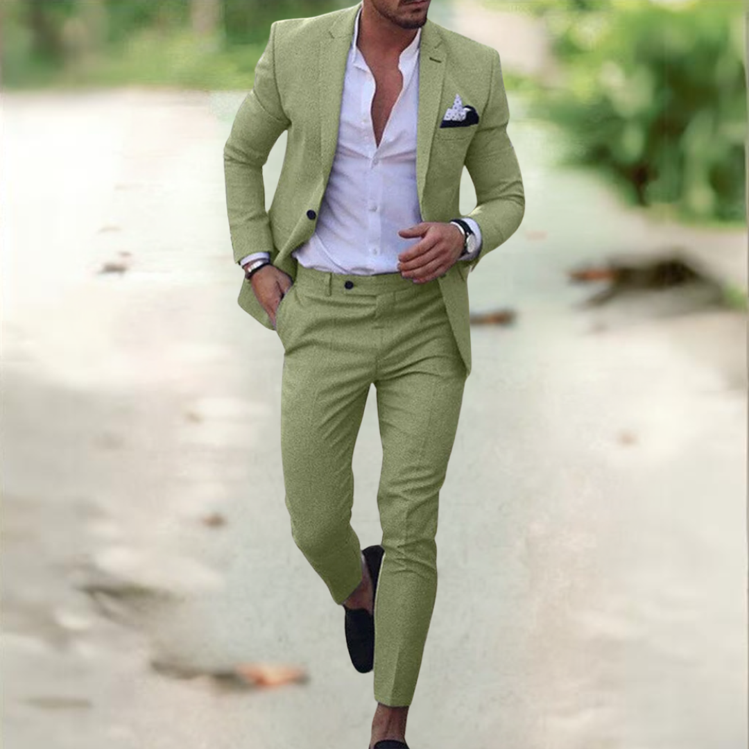 Toribio | Traje elegante de dos piezas para hombre con chaqueta y pantalón | Clásico