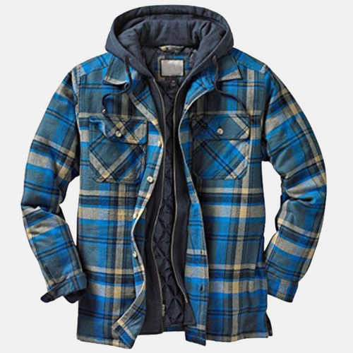 Bartolomé | Sobrecamisa acolchada de franela de invierno para hombre