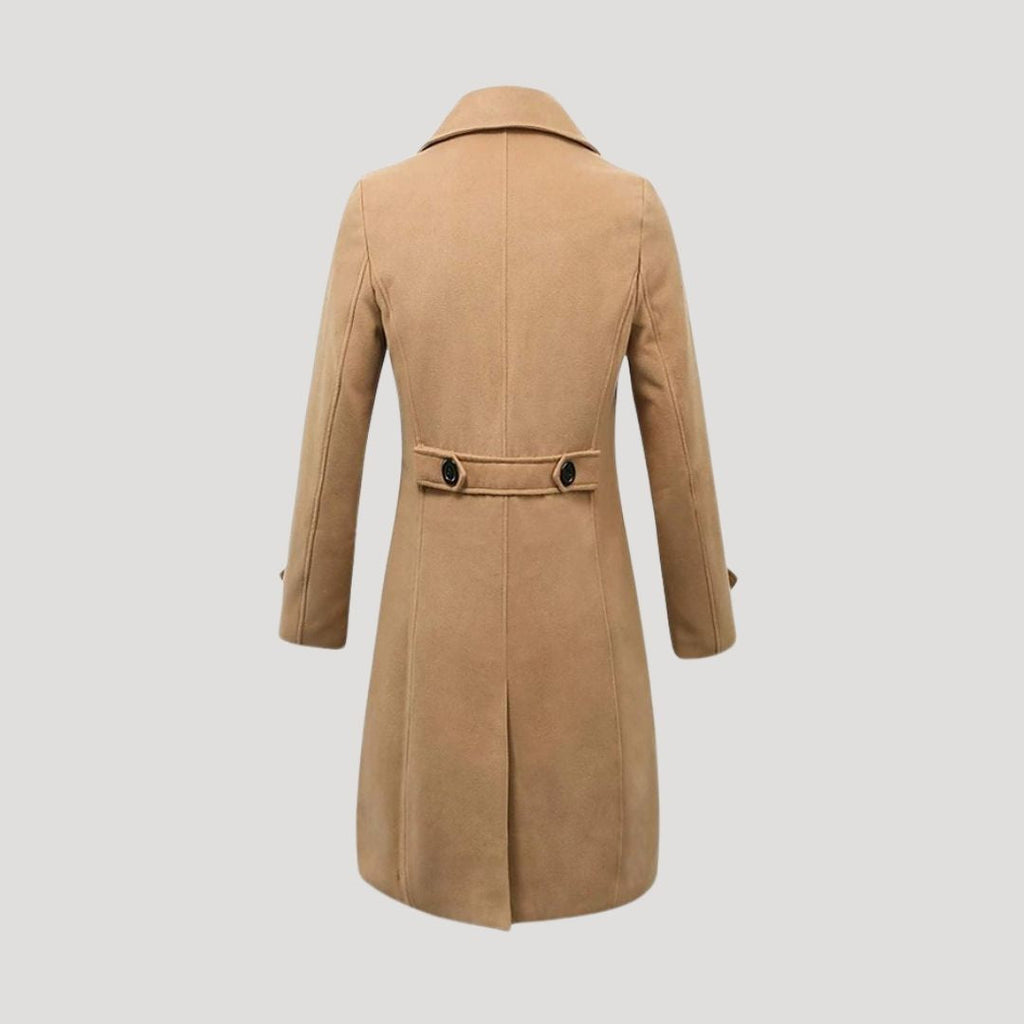 Clemente | Abrigo largo de invierno con doble botonadura para hombre