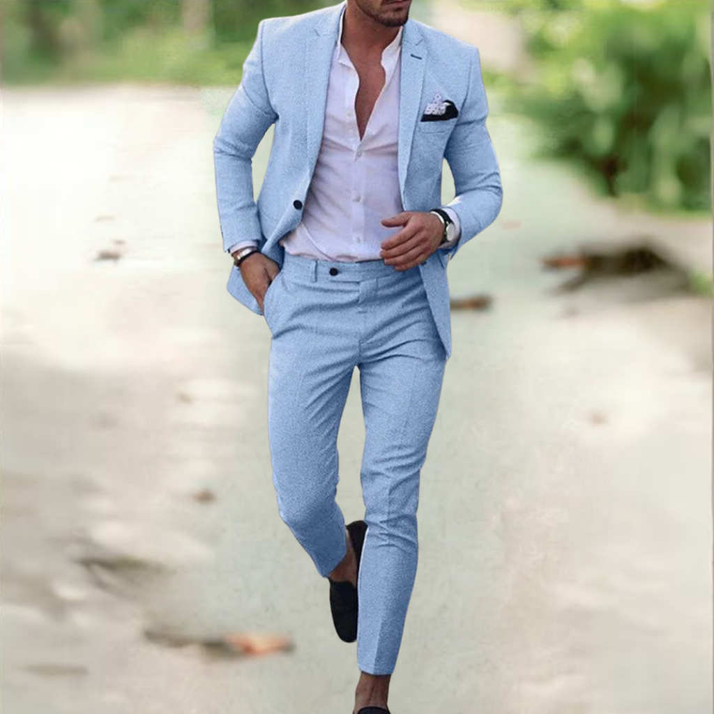 Toribio | Traje elegante de dos piezas para hombre con chaqueta y pantalón | Clásico