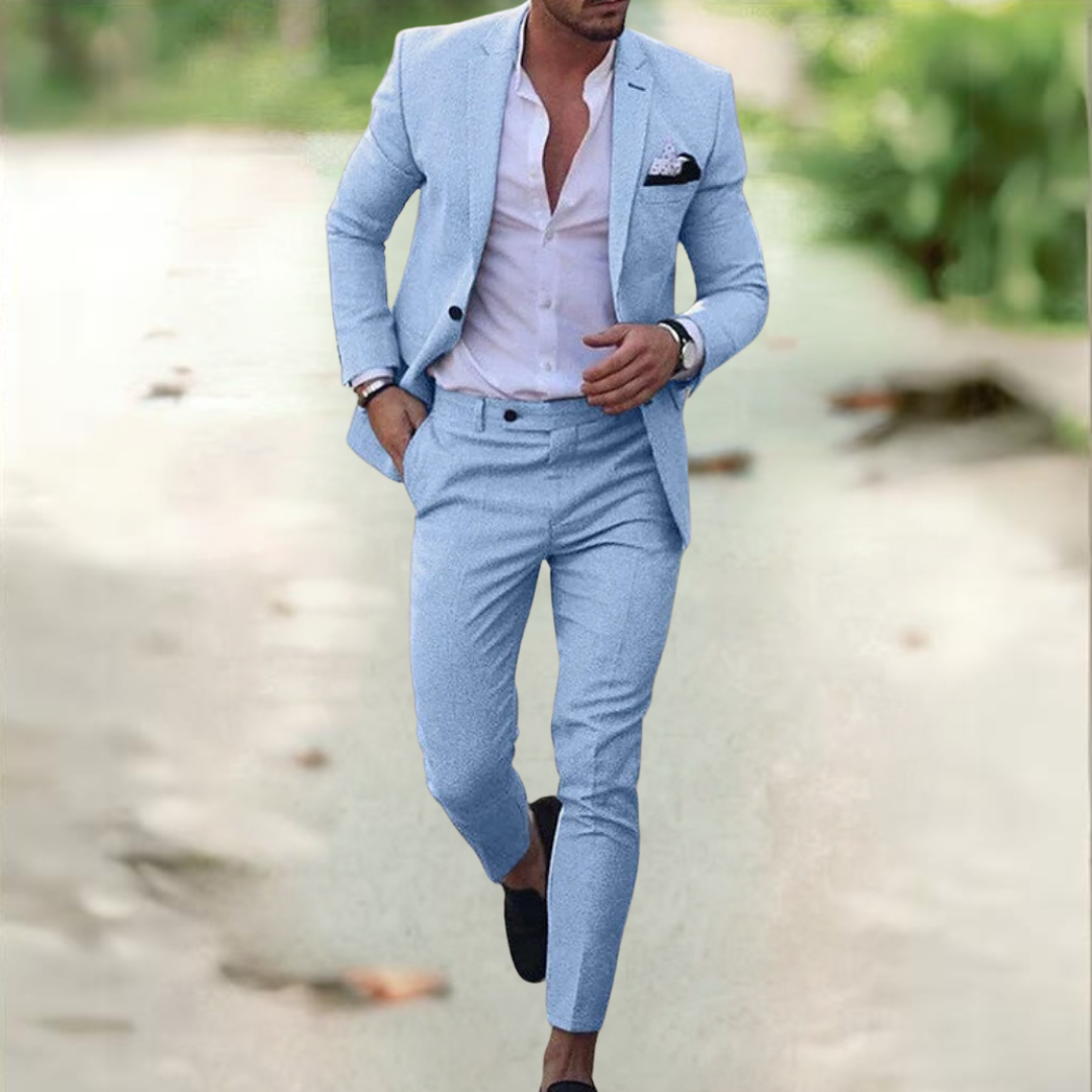 Toribio | Traje elegante de dos piezas para hombre con chaqueta y pantalón | Clásico