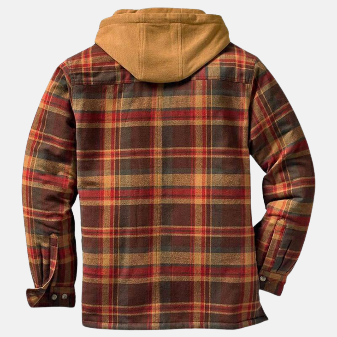 Bartolomé | Sobrecamisa acolchada de franela de invierno para hombre
