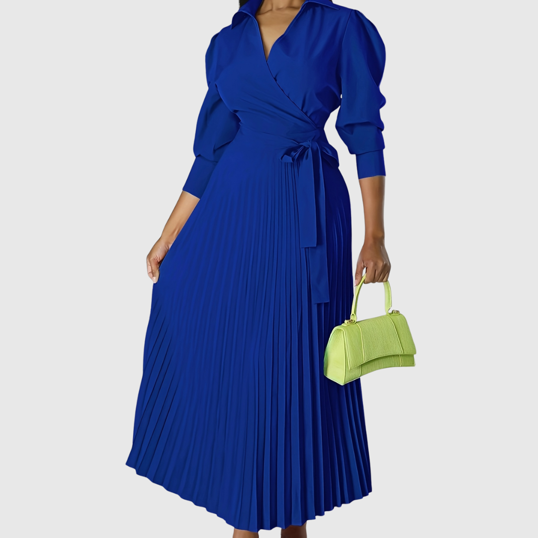 Velinas | Vestido midi plisado suave