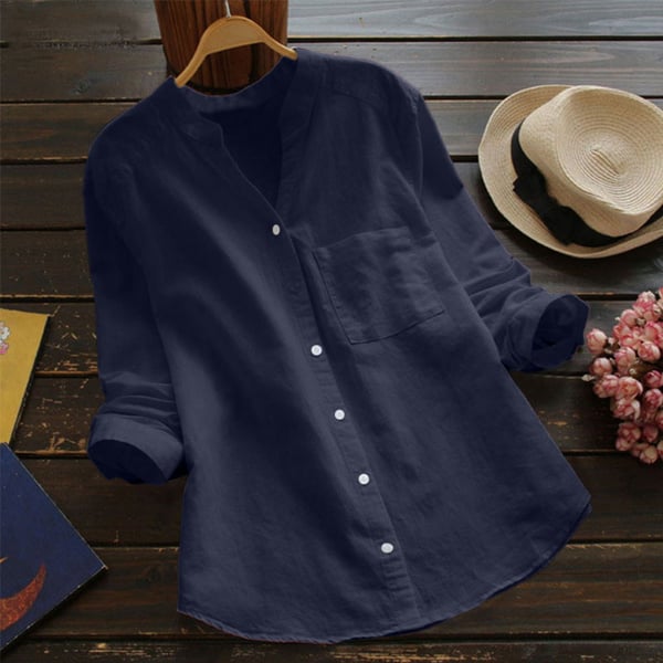 Velora | Blusa para mujer con botones y diseño relajado de estilo casual