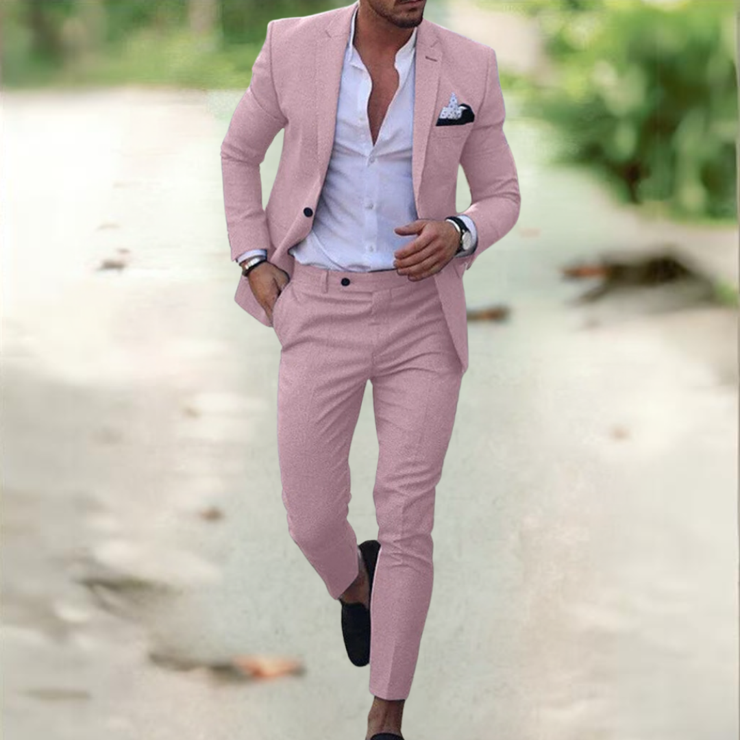 Toribio | Traje elegante de dos piezas para hombre con chaqueta y pantalón | Clásico