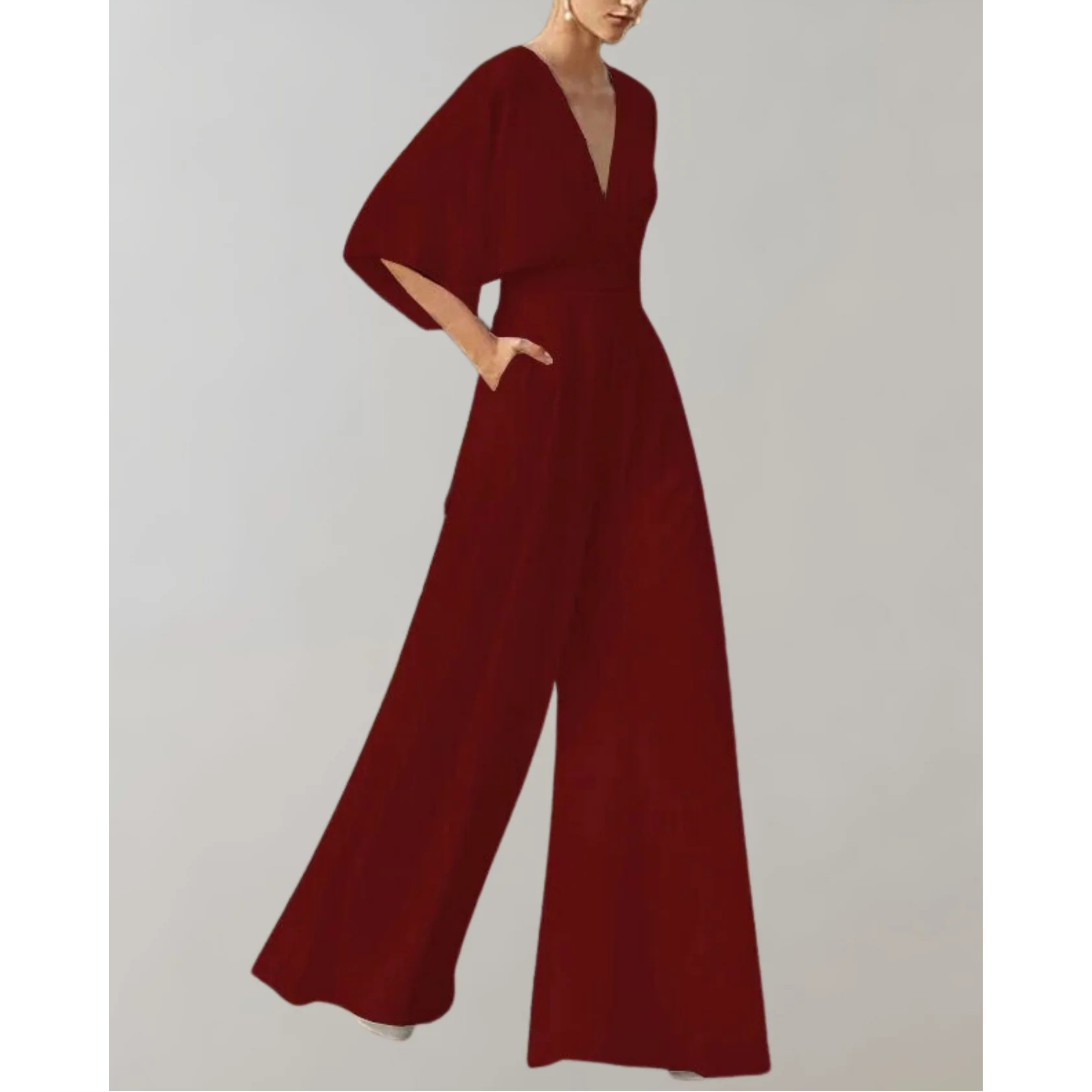 Celia | Mono de mujer con diseño ajustado y pernera ancha