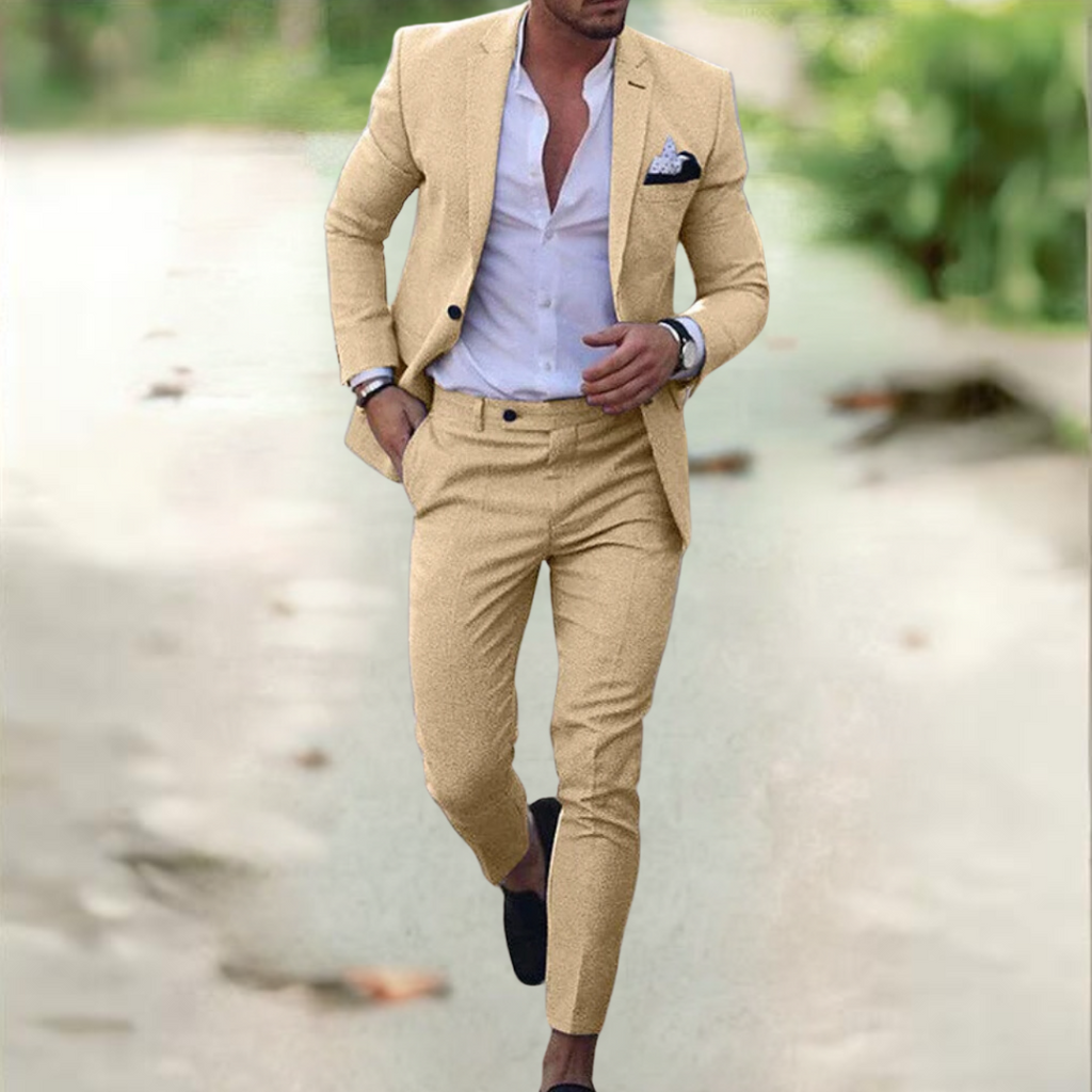 Toribio | Traje elegante de dos piezas para hombre con chaqueta y pantalón | Clásico