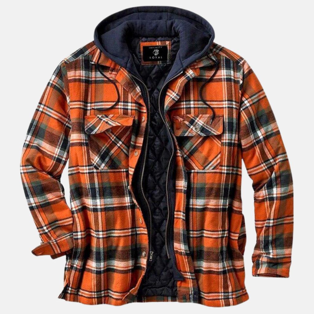 Bartolomé | Sobrecamisa acolchada de franela de invierno para hombre