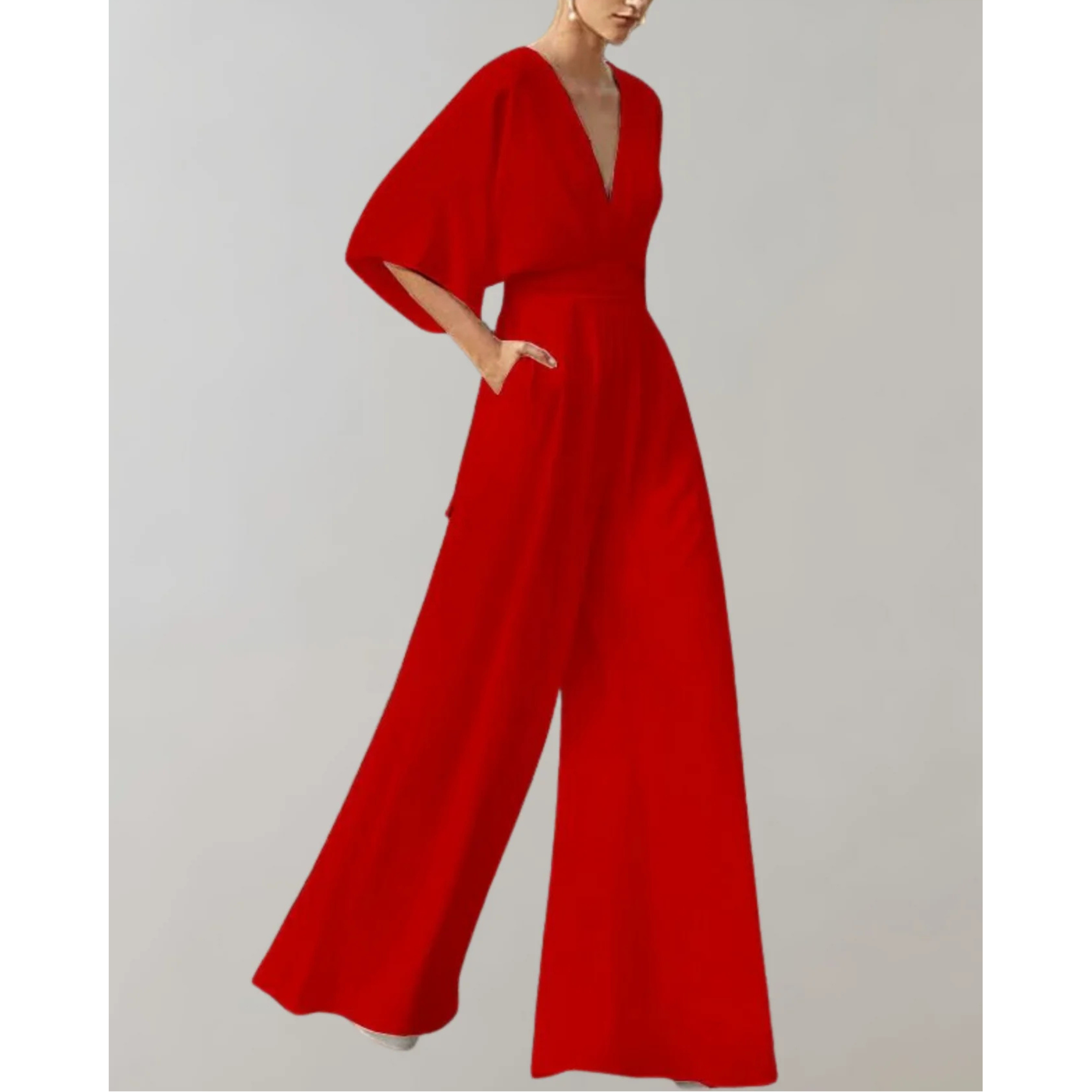 Celia | Mono de mujer con diseño ajustado y pernera ancha