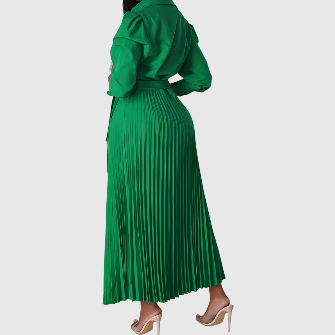 Velinas | Vestido midi plisado suave