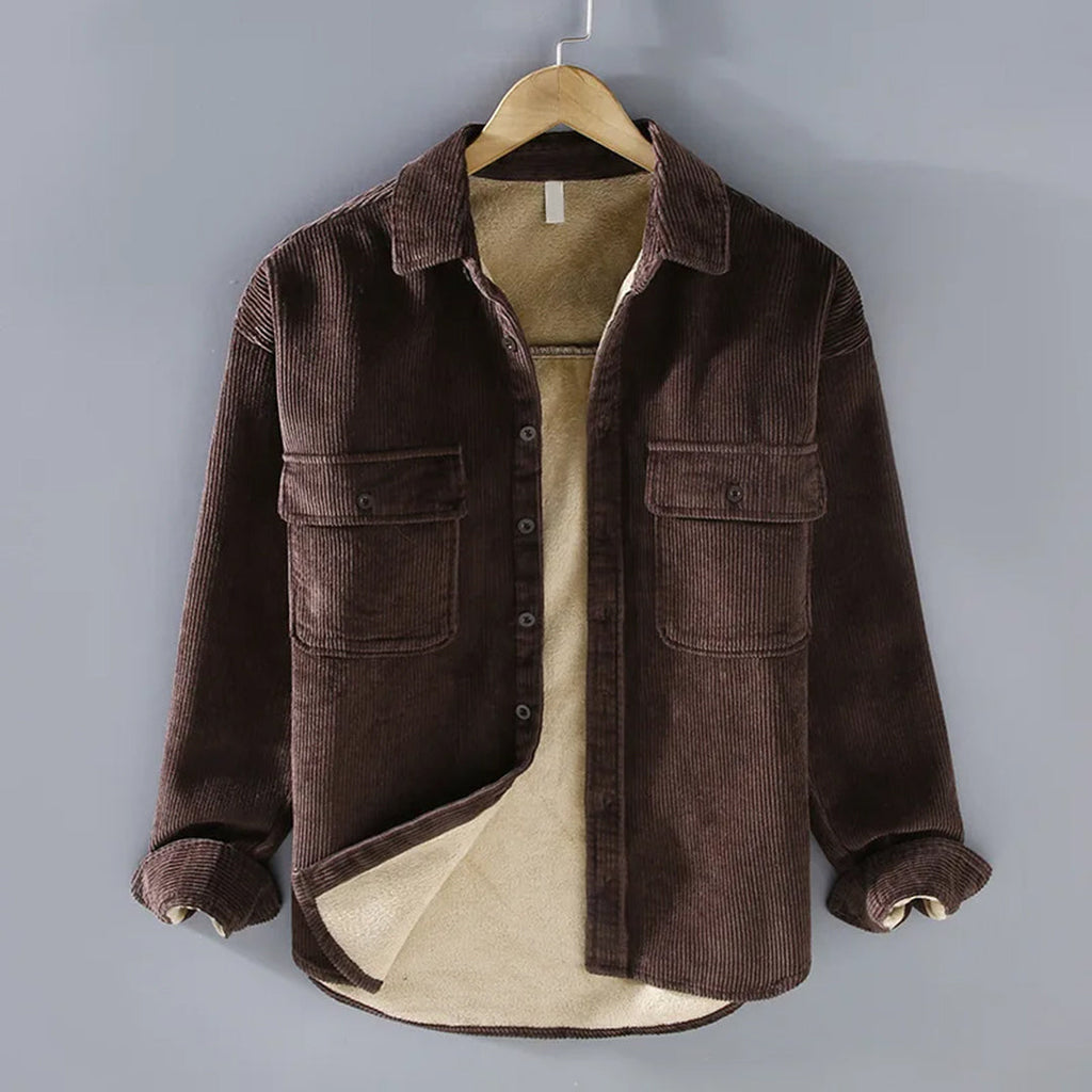 Damiario | Chaqueta clásica de invierno con botones para hombre