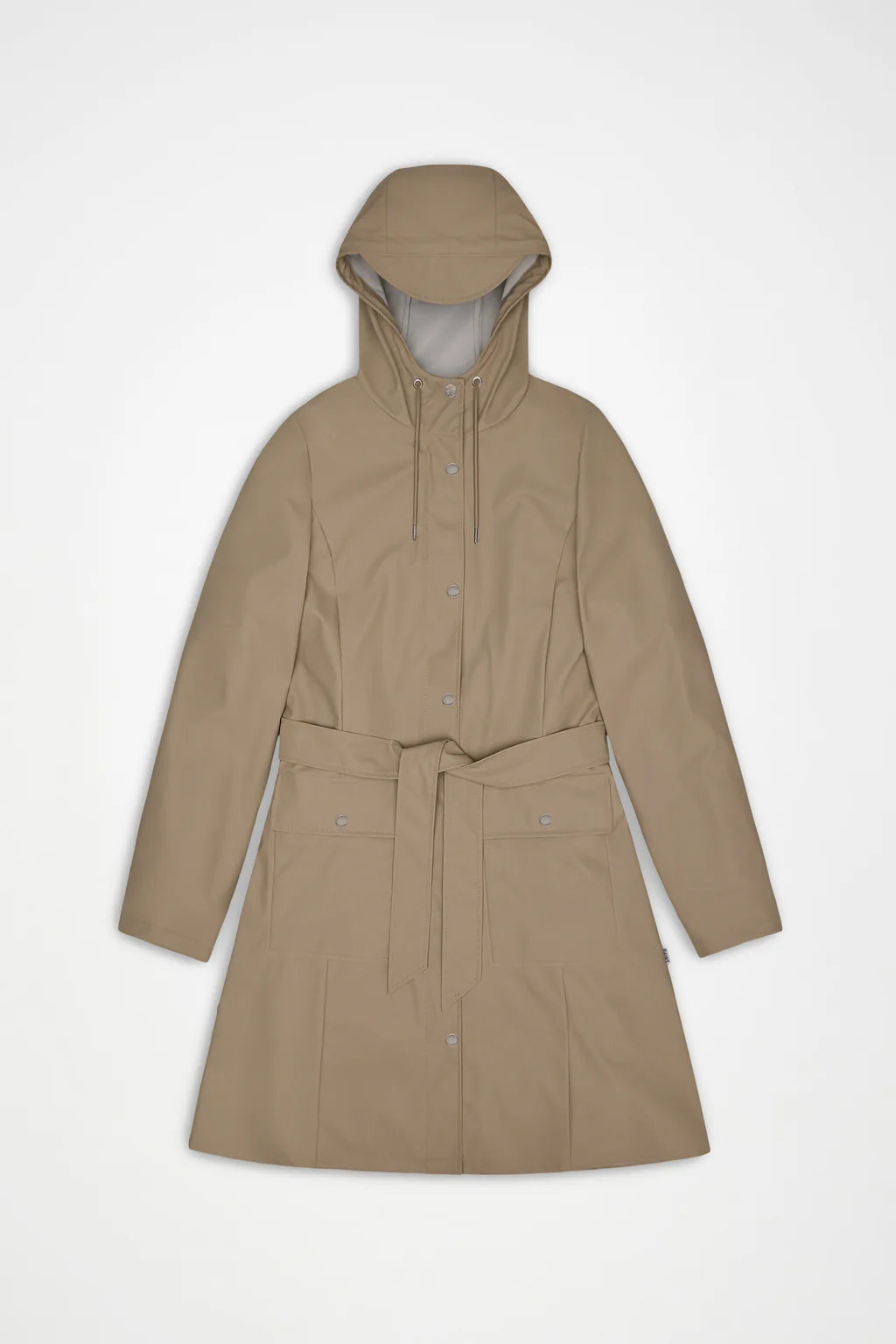 Chaqueta curva larga
