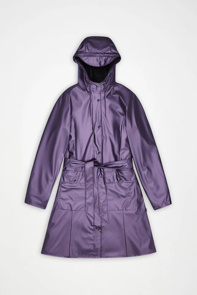 Chaqueta curva larga
