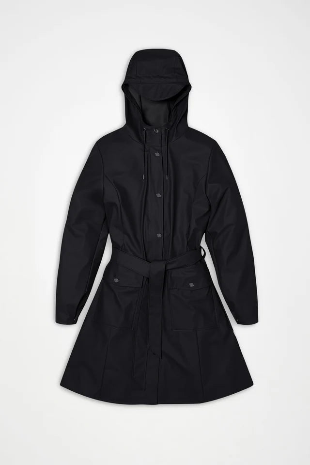 Chaqueta curva larga