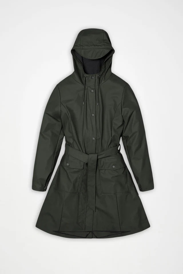 Chaqueta curva larga