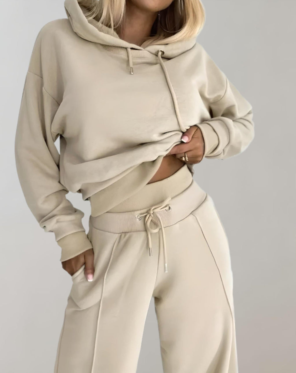 Jacinta | Conjunto de invierno para mujer de ocio con sudadera y jogger