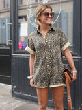 Melisa | Mono corto de mujer con estampado de leopardo