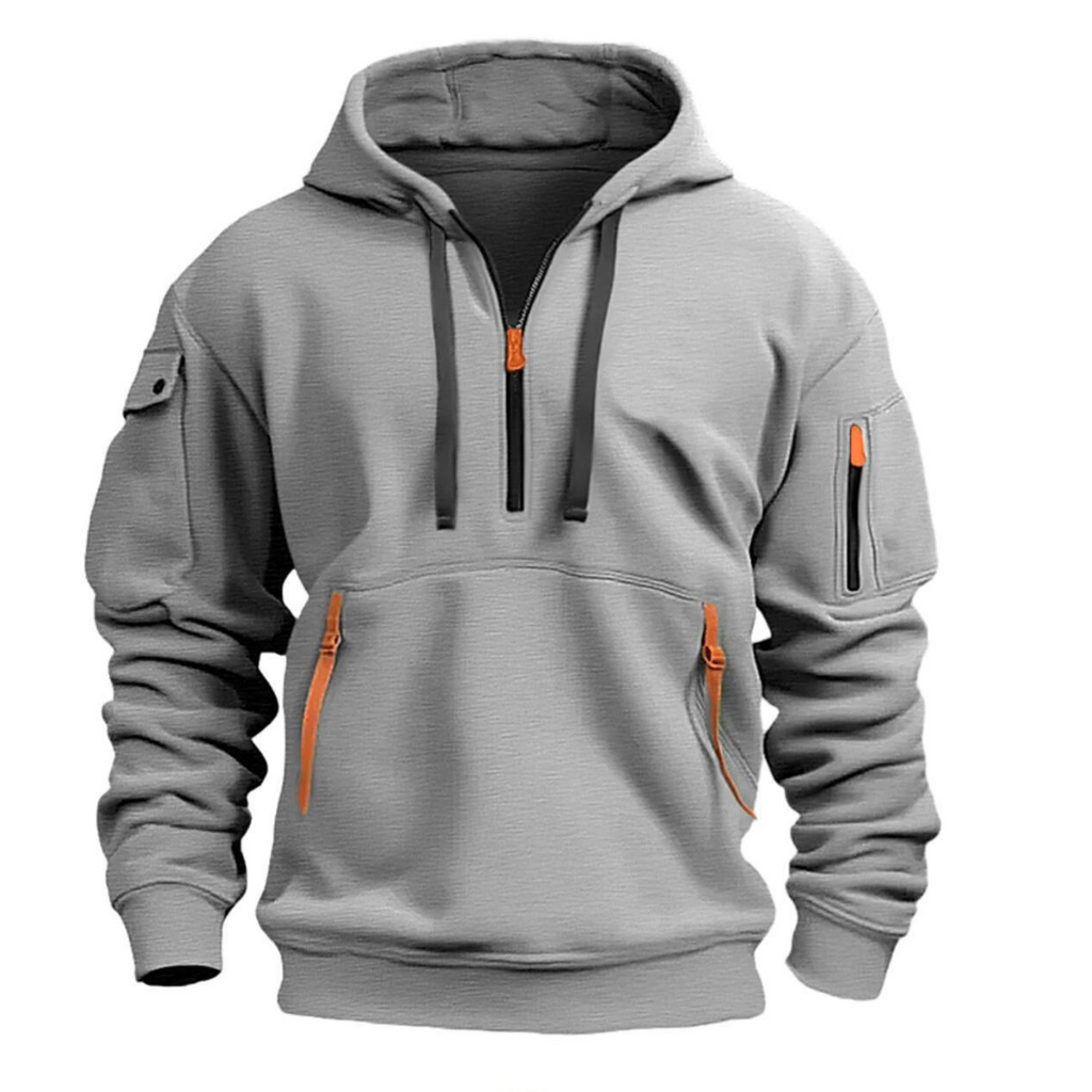 Vicente | Sudadera de invierno para hombre con cremallera y bolsillos