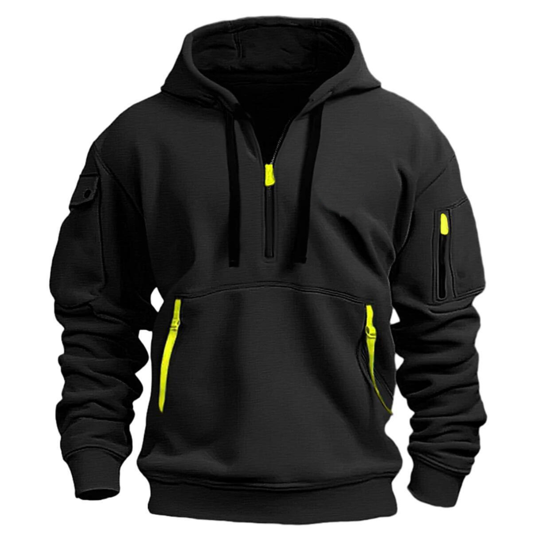 Vicente | Sudadera de invierno para hombre con cremallera y bolsillos