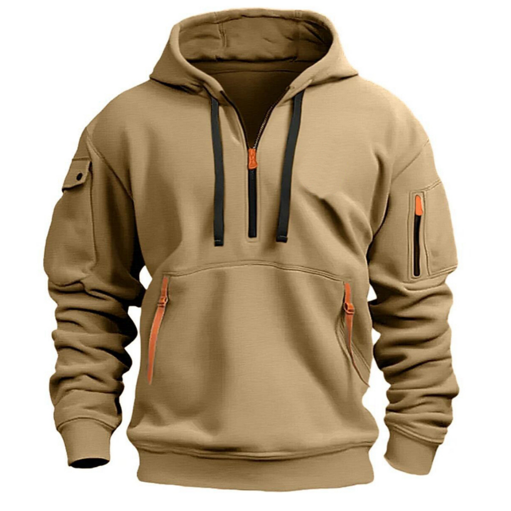 Vicente | Sudadera de invierno para hombre con cremallera y bolsillos
