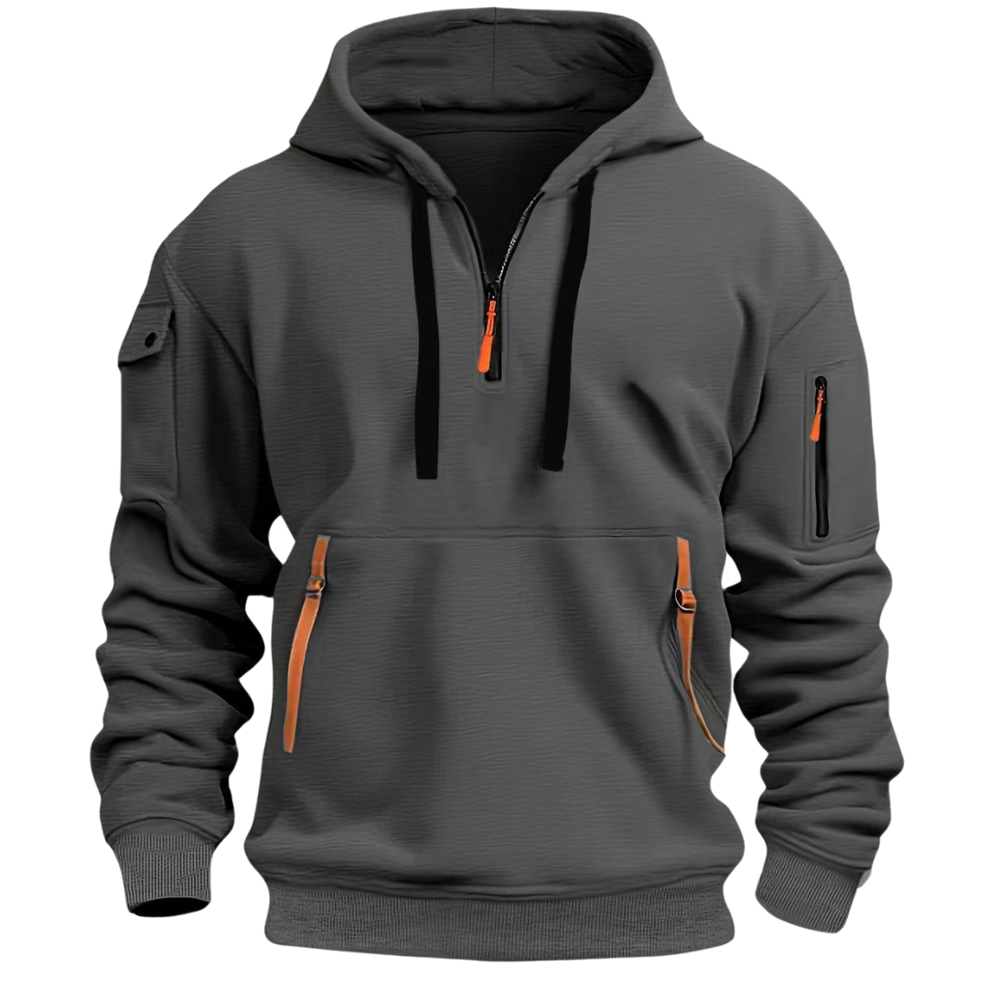 Vicente | Sudadera de invierno para hombre con cremallera y bolsillos