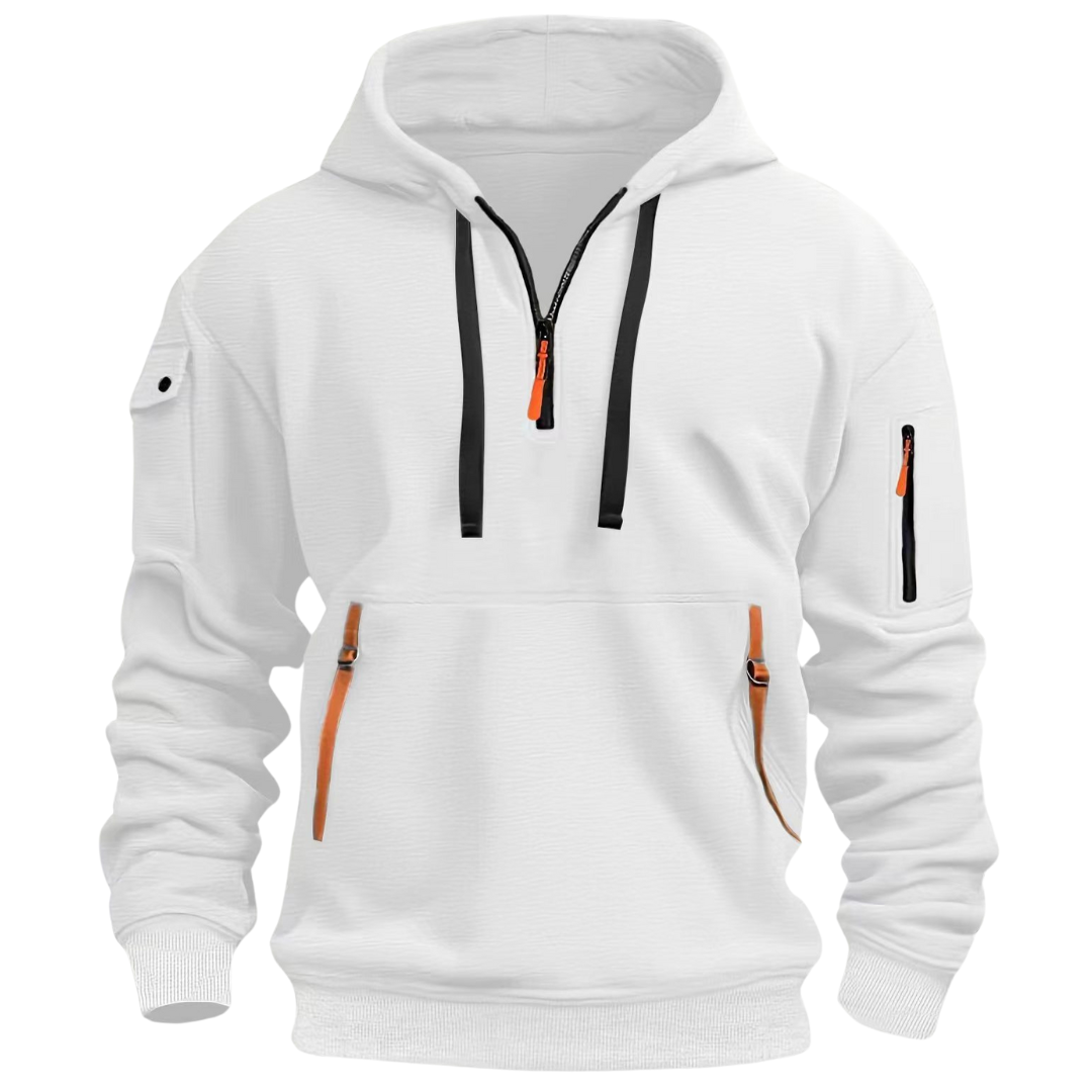 Vicente | Sudadera de invierno para hombre con cremallera y bolsillos