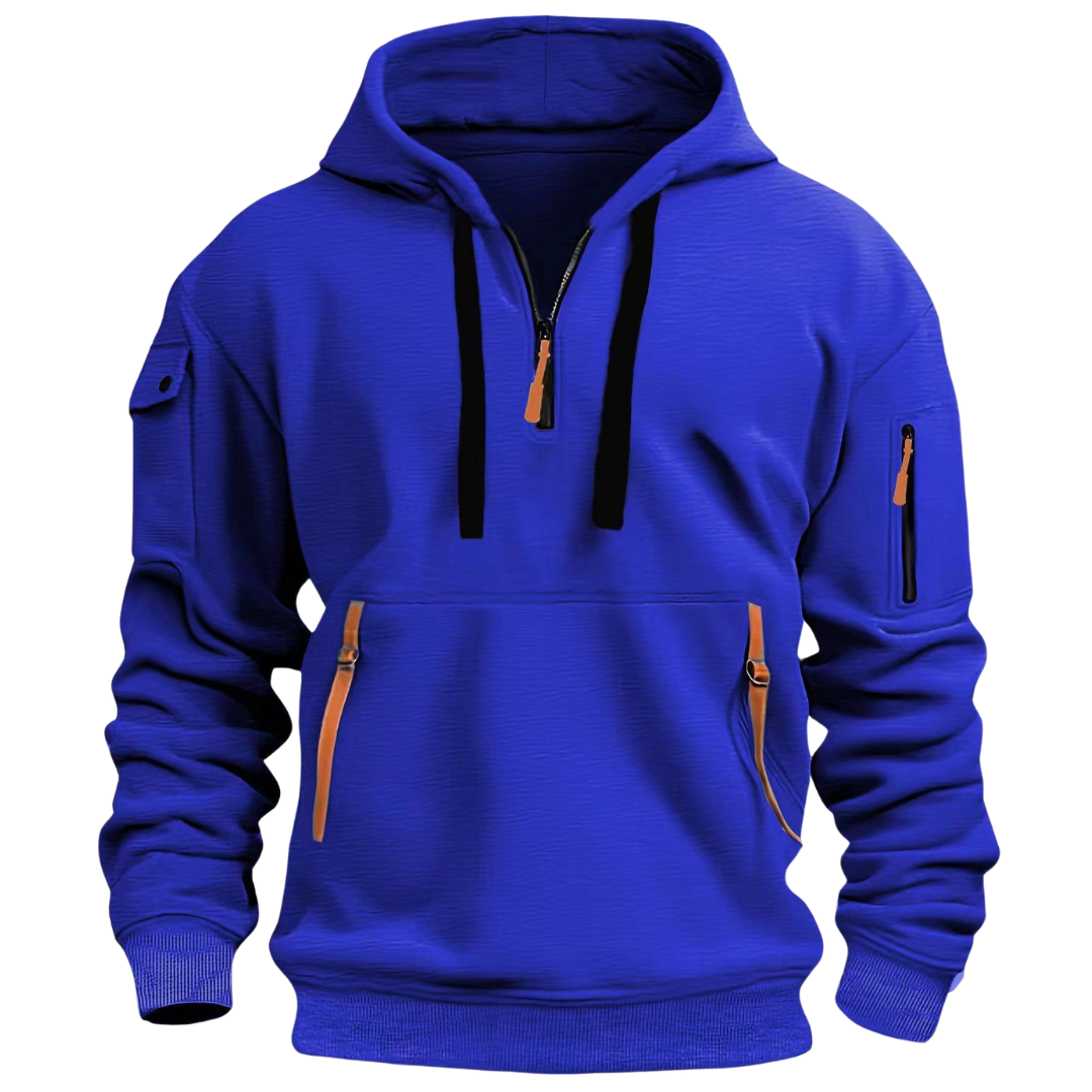Vicente | Sudadera de invierno para hombre con cremallera y bolsillos