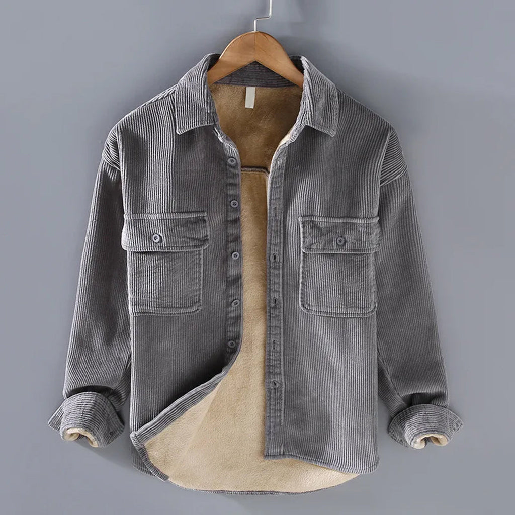 Damiario | Chaqueta clásica de invierno con botones para hombre
